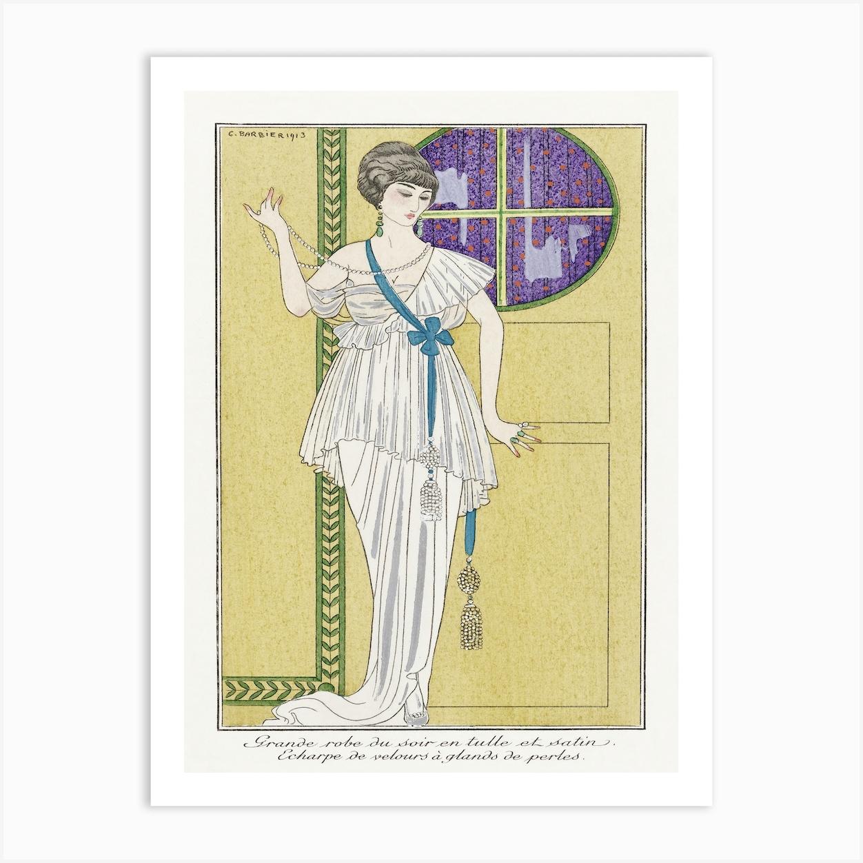 Costumes Parisiens No 6, George Barbier Art Print by Fy! Classic Art Prints and Posters