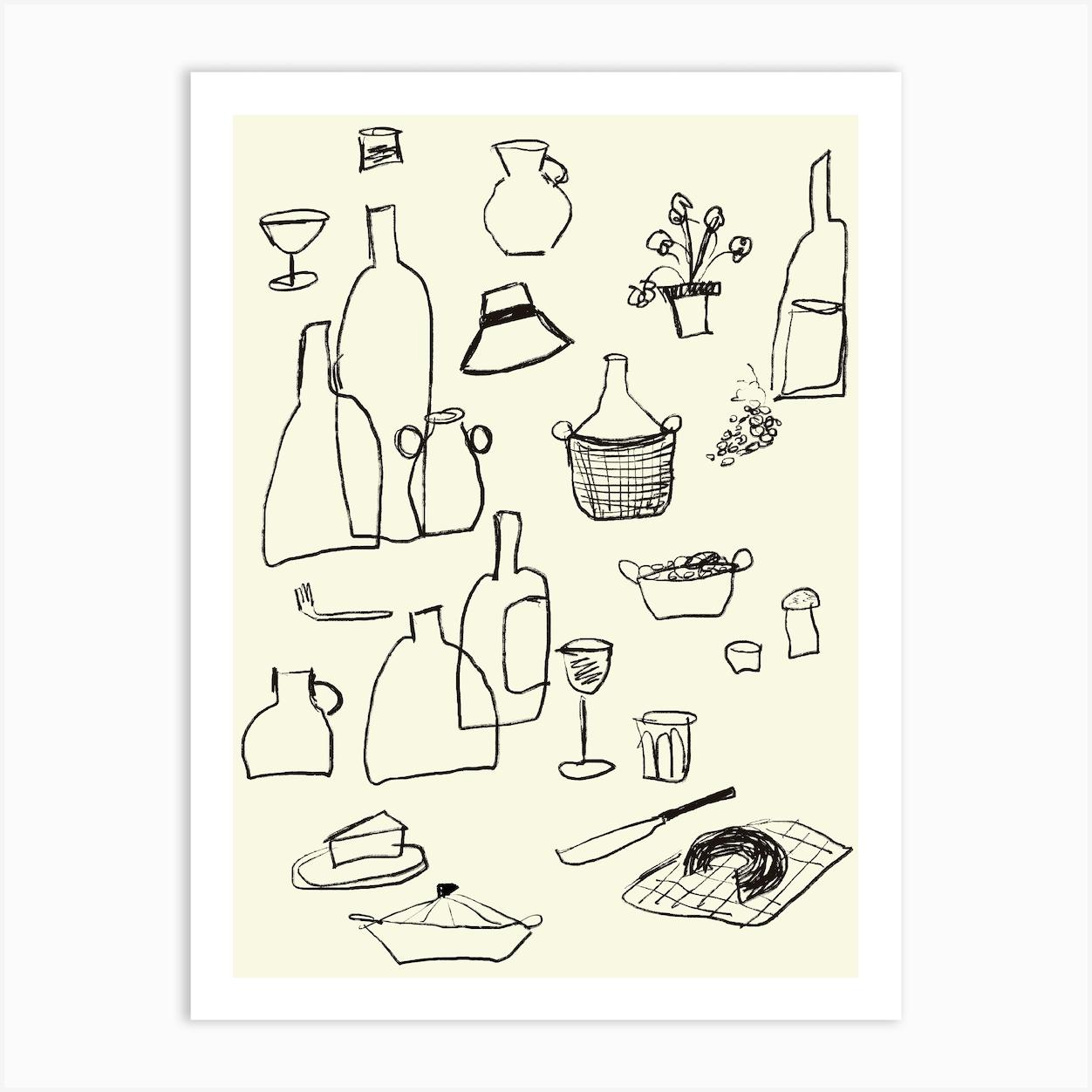 Mesa Canaria Art Print by Byalmaklub