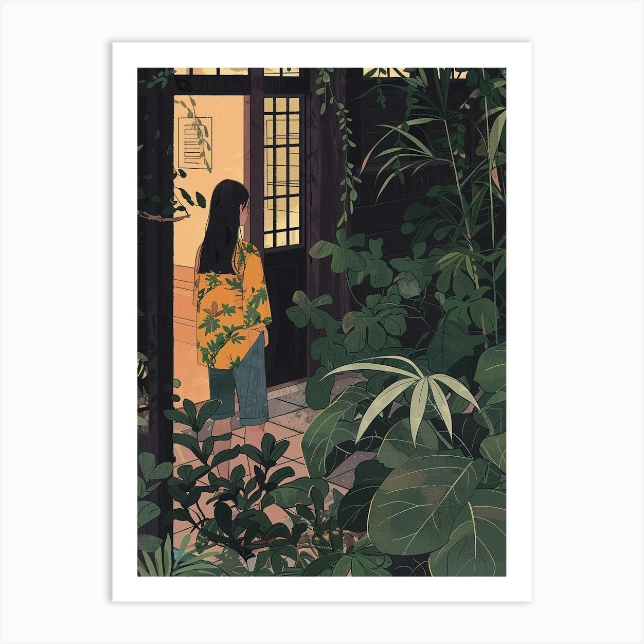 In The Garden Kenrokuen Japan 3 Art Print by Gardens of the World Art Prints & Posters