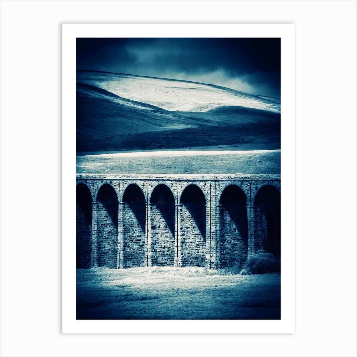 Ribble Head Viaduct Landscape Art Print by Paul J Bucknall