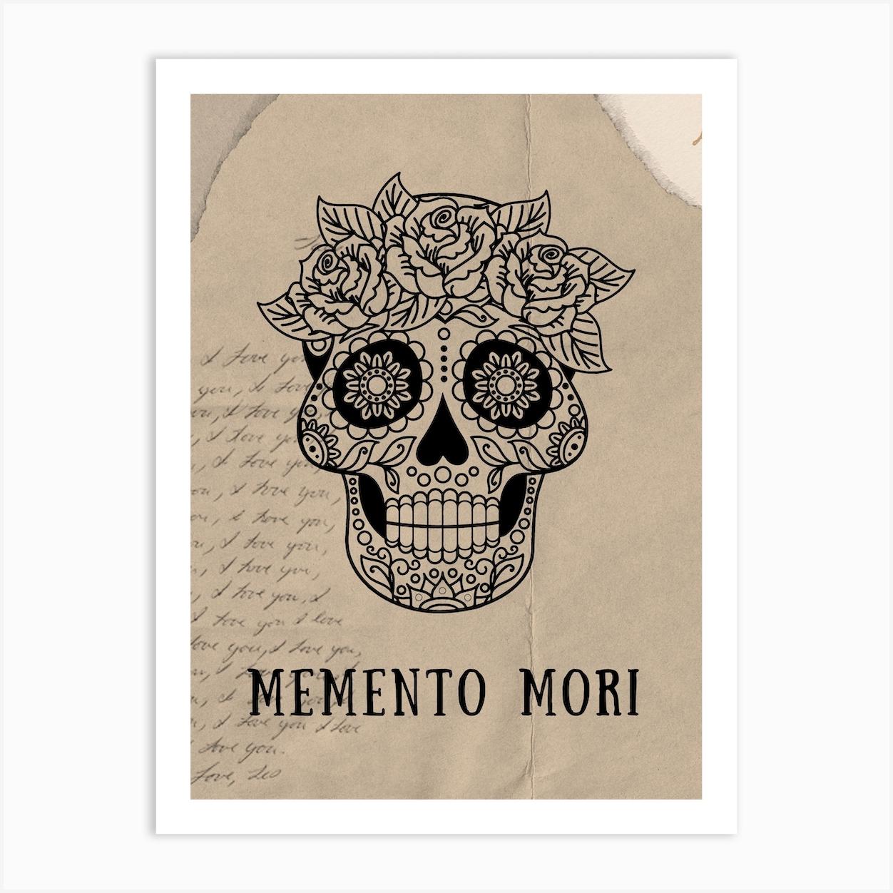 MEMENTO MORI VIII Art Print by ArtDesign by KBK