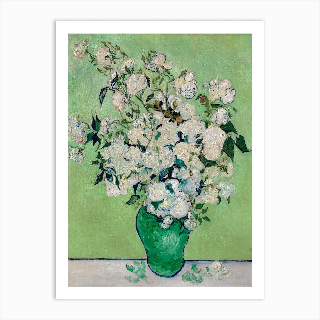 Roses (1890), Vincent Van Gogh Art Print by Fy! Classic Art Prints and Posters