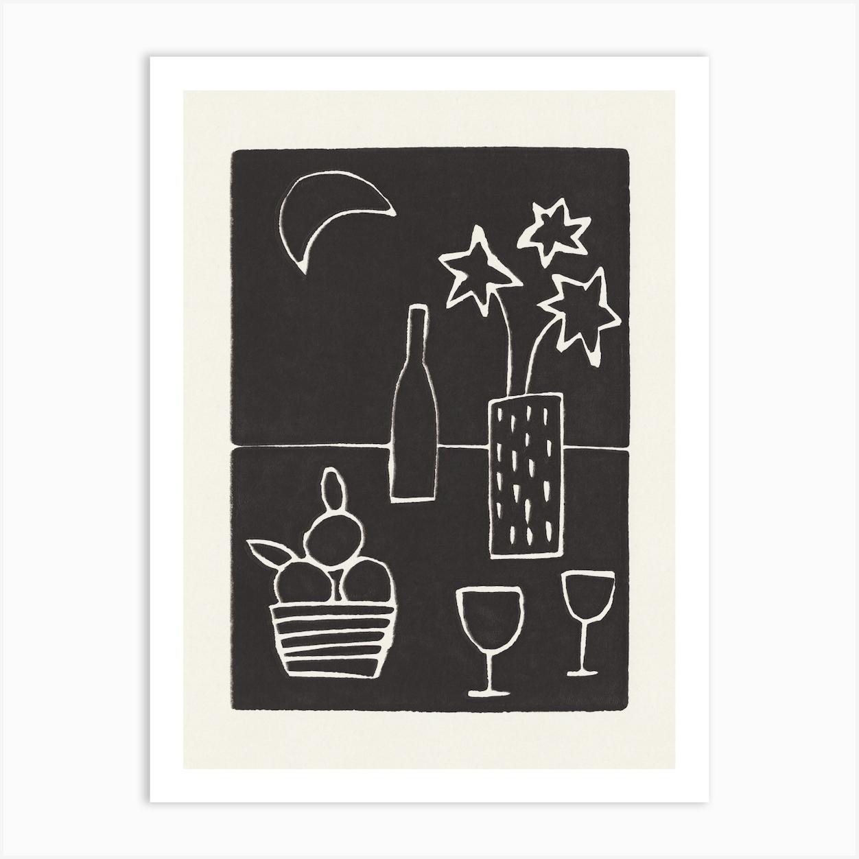 Table For Two Art Print by Alisa Galitsyna