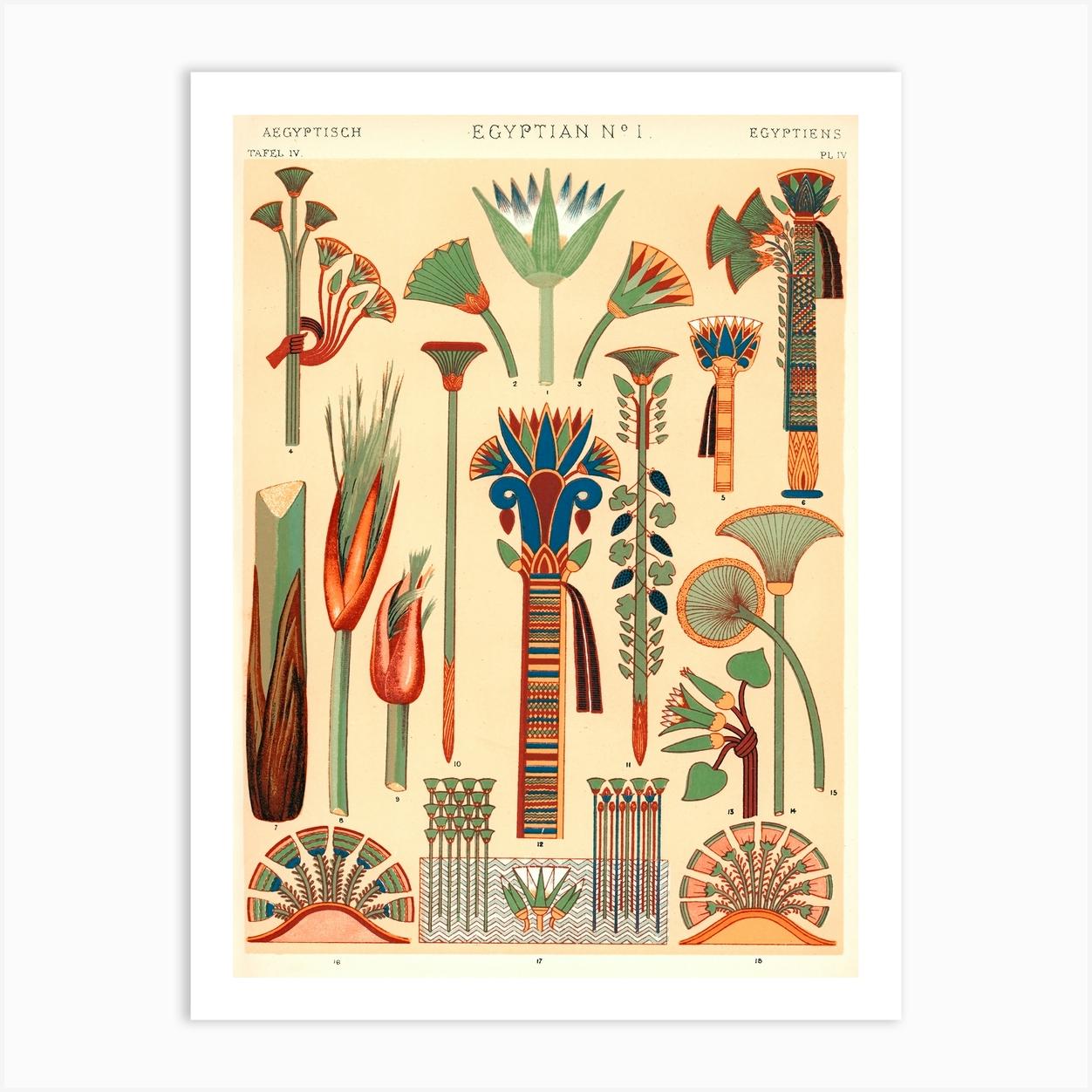 Ancient Egyptian Art, Owen Jones Art Print by Fy! Classic Art Prints and Posters