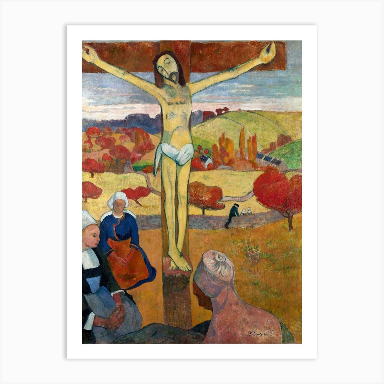 The Yellow Christ (Le Christ Jaune) (1886), Paul Gauguin Art Print by Fy! Classic Art Prints and Posters