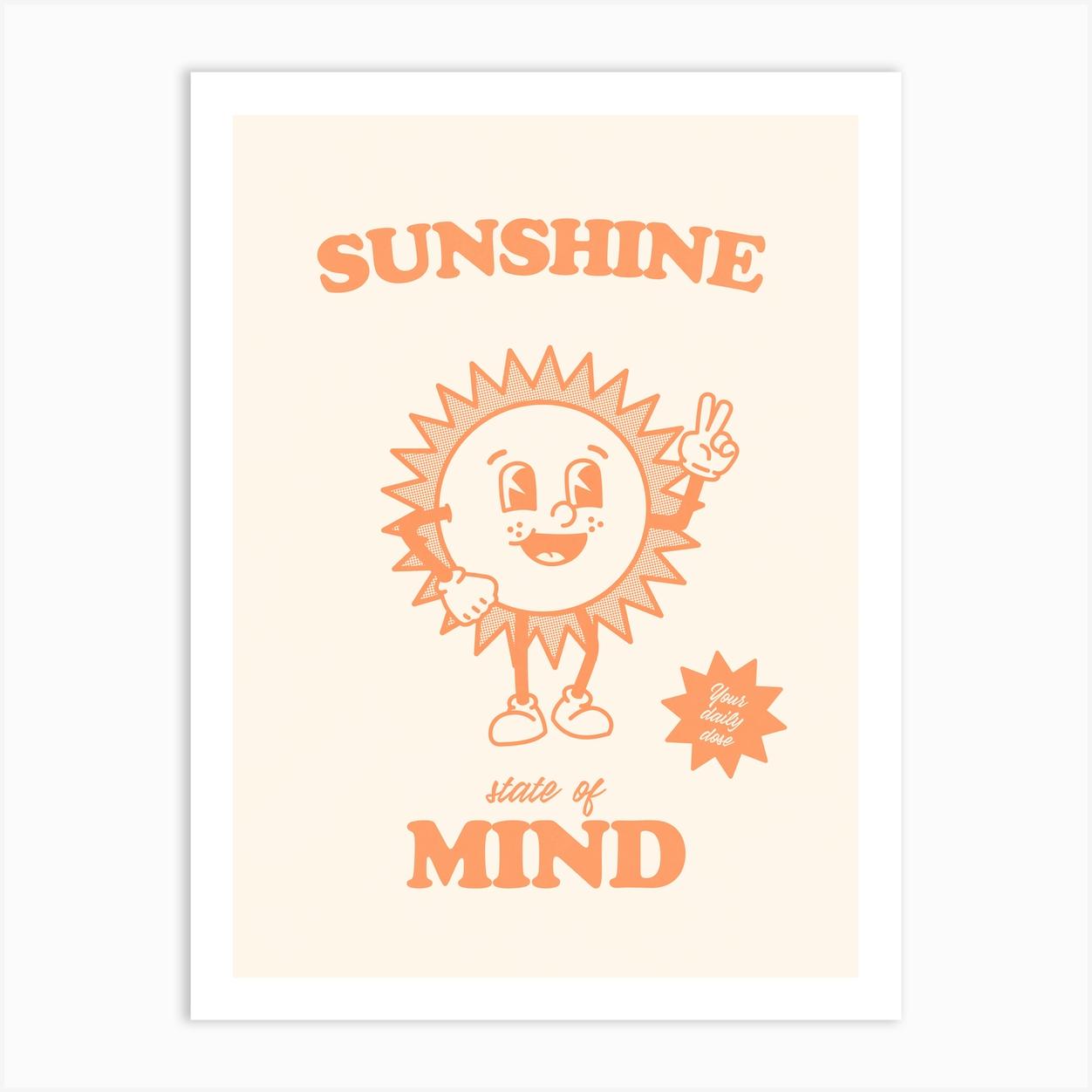 Sunshine State of Mind Art Print Art Print by Lauren Beth Designs