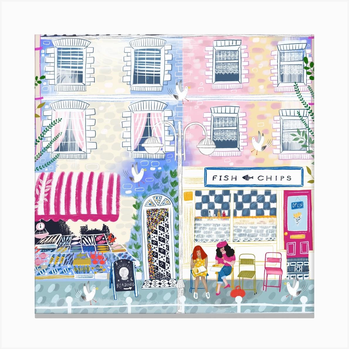 Fortune Teller Canvas Print by 14PaperBoats