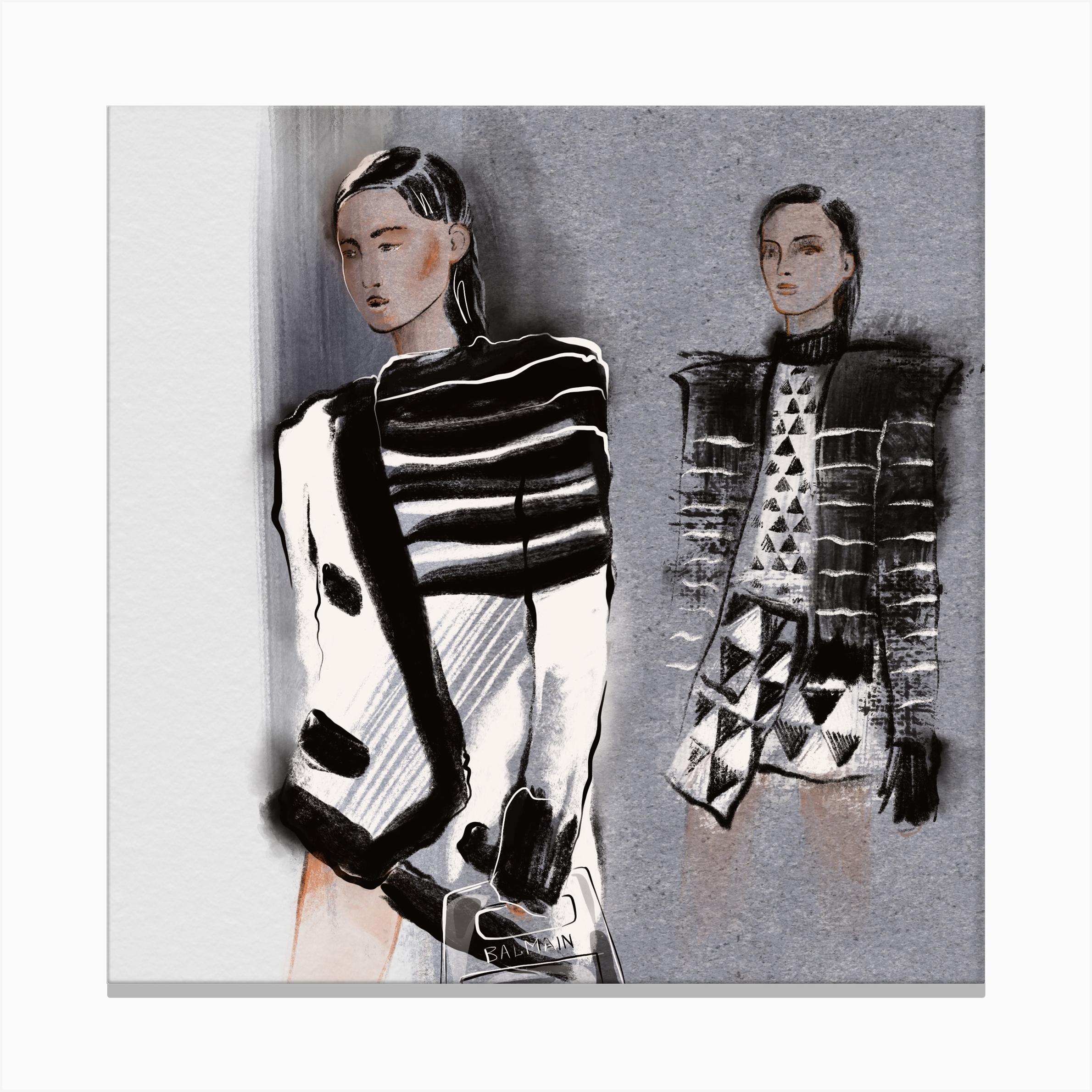 Balmain Canvas Print by Nastako