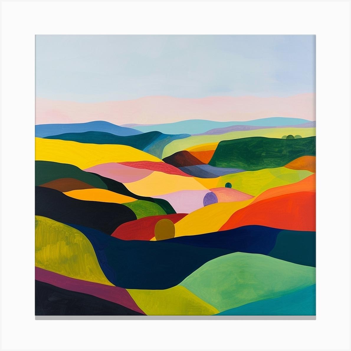 Abstract Travel Collection Germany 4 Canvas Print by Hue Horizons Art Prints