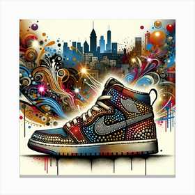 Nike Dunk High アートプリント Nike Dunk High Canvas Print by DC55ART - Fy