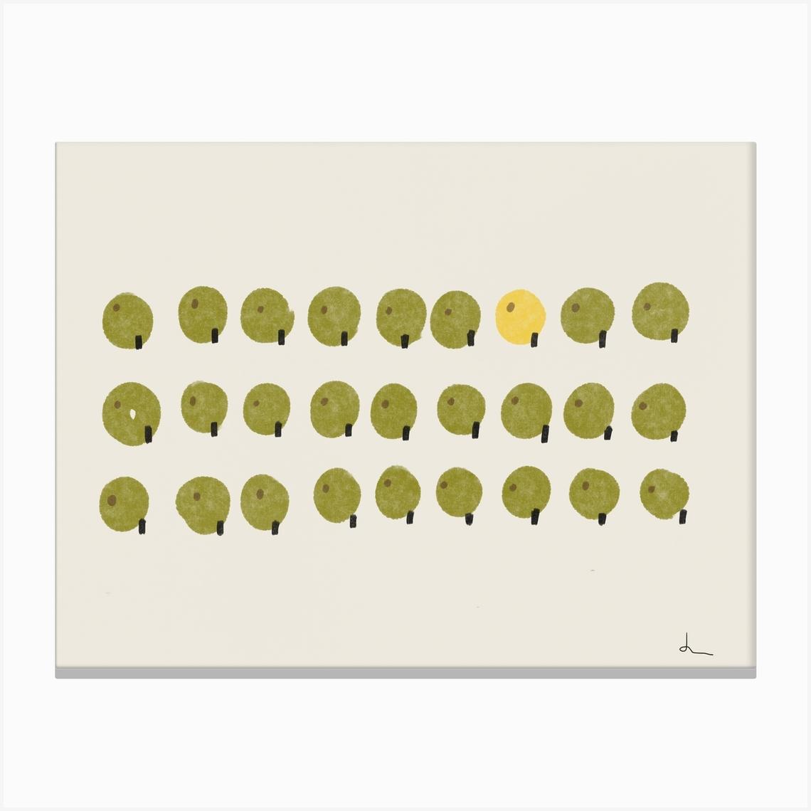 Apple Tree Canvas Print by Julia Lysén