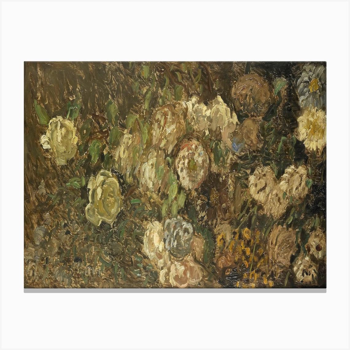 Bloemen (1860–1912), Claude Monet Canvas Print by Fy! Classic Art Prints and Posters