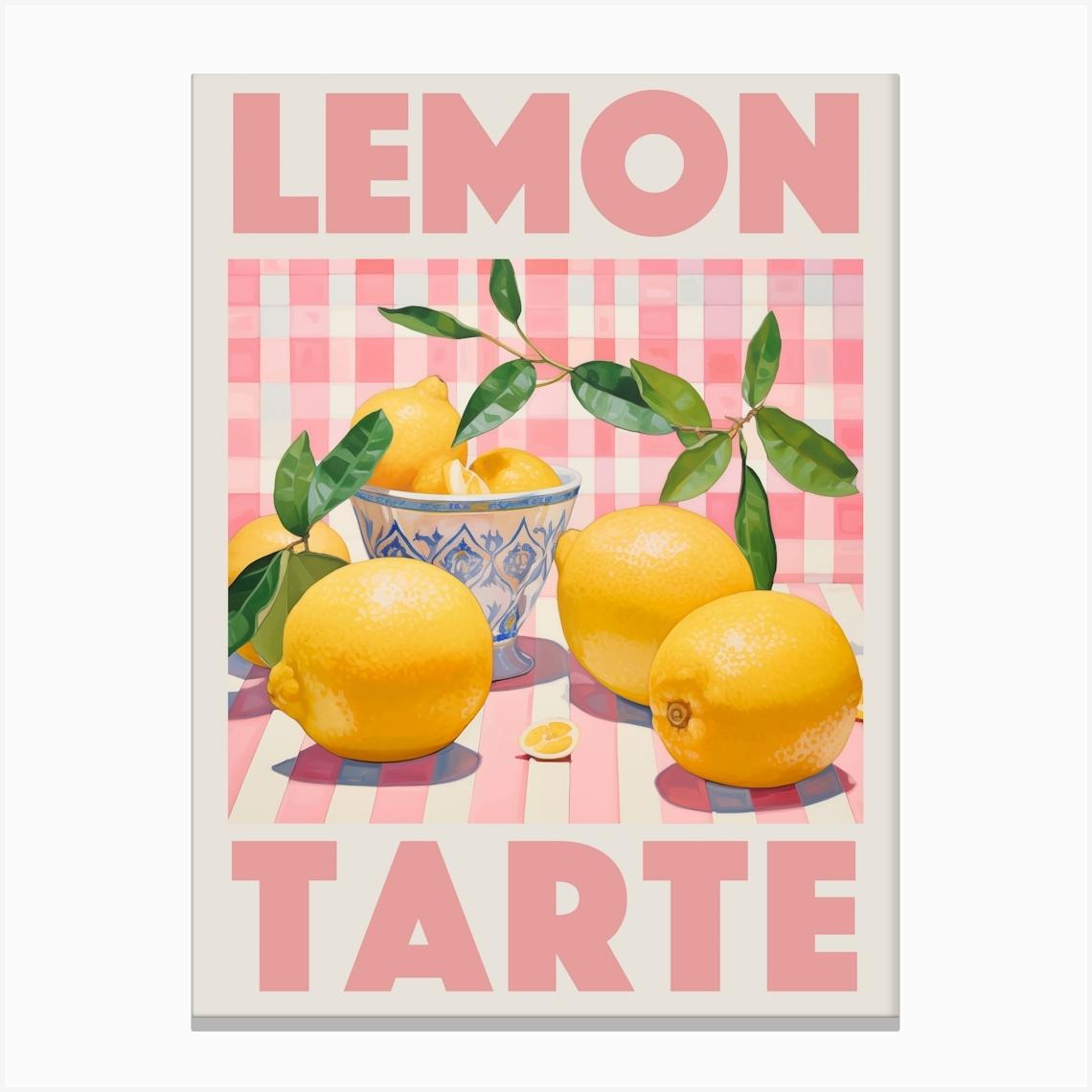 Lemon Tarte Canvas Print by Alluvion
