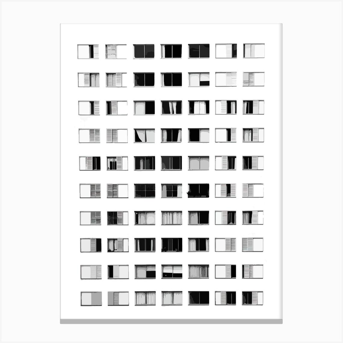 Cleaning Windows Canvas Print by HAMJAM