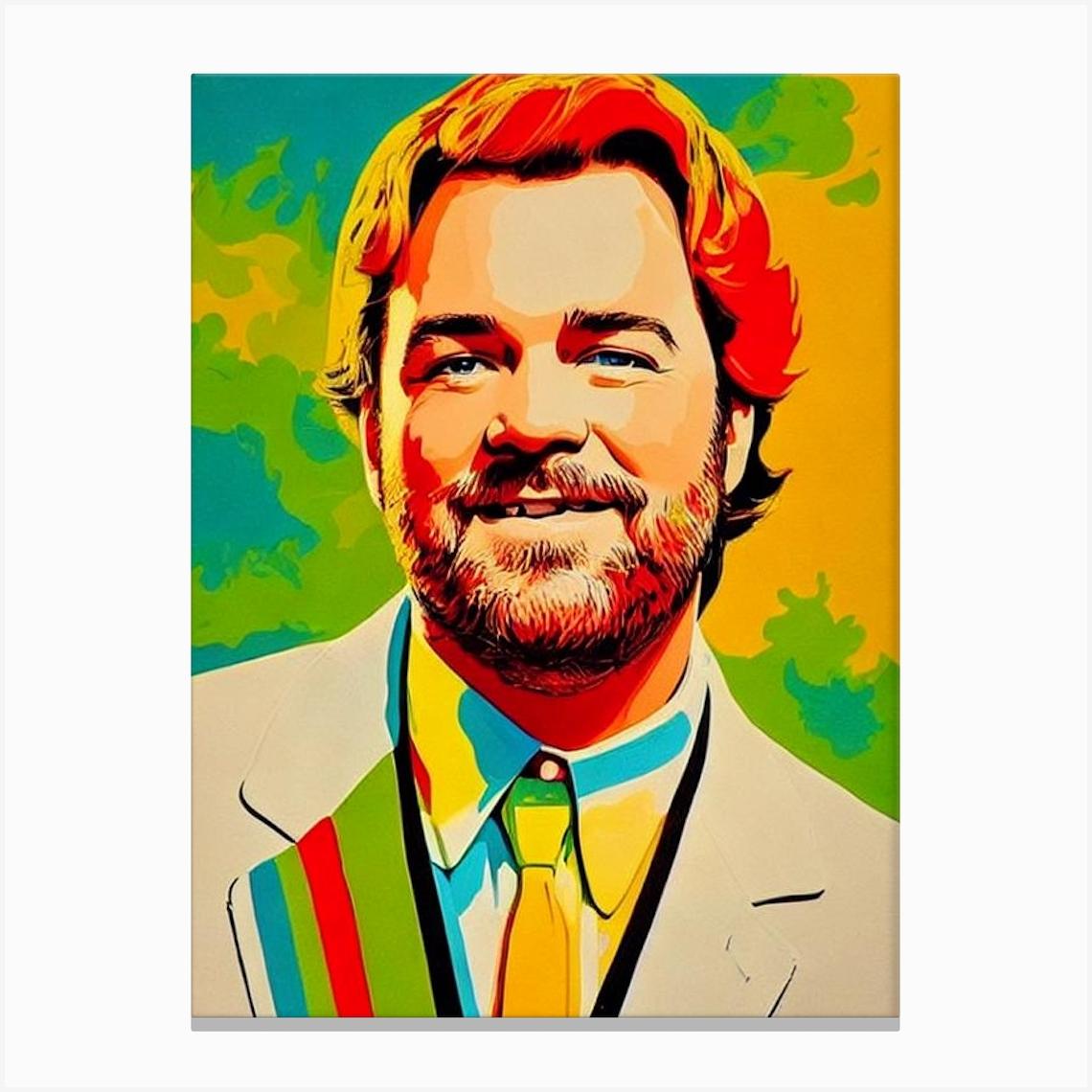 Lee Brice Colourful Pop Art Canvas Print by The Music Lab