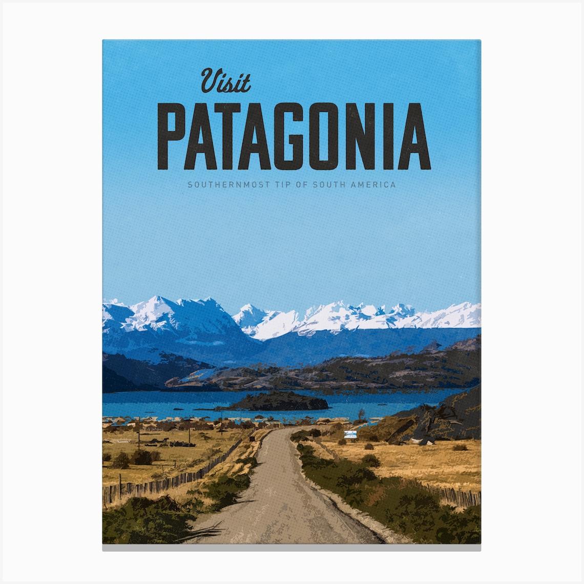 Visit Patagonia Canvas Print by Mercury Club