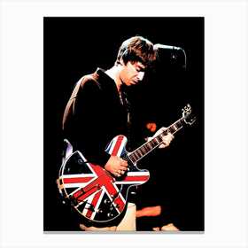 rockstar Noel Gallagher oasis music band 11 Canvas Print by
