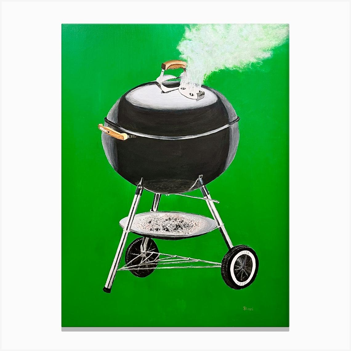 Pop Art Weber Bbq Grill Toile