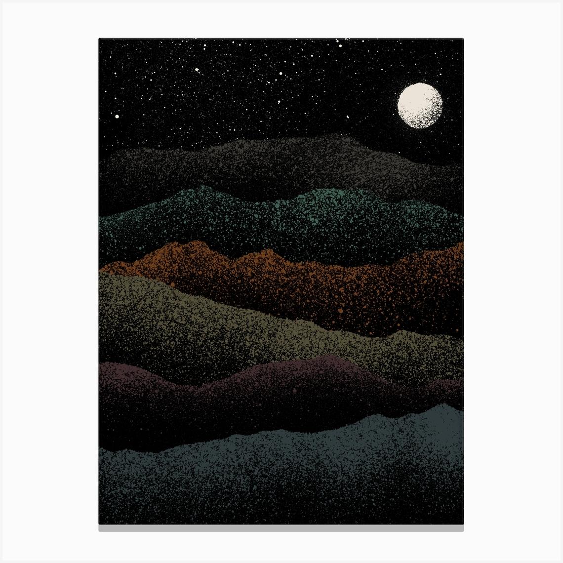 Mountains Beyond Mountains Canvas Print by Florent Bodart