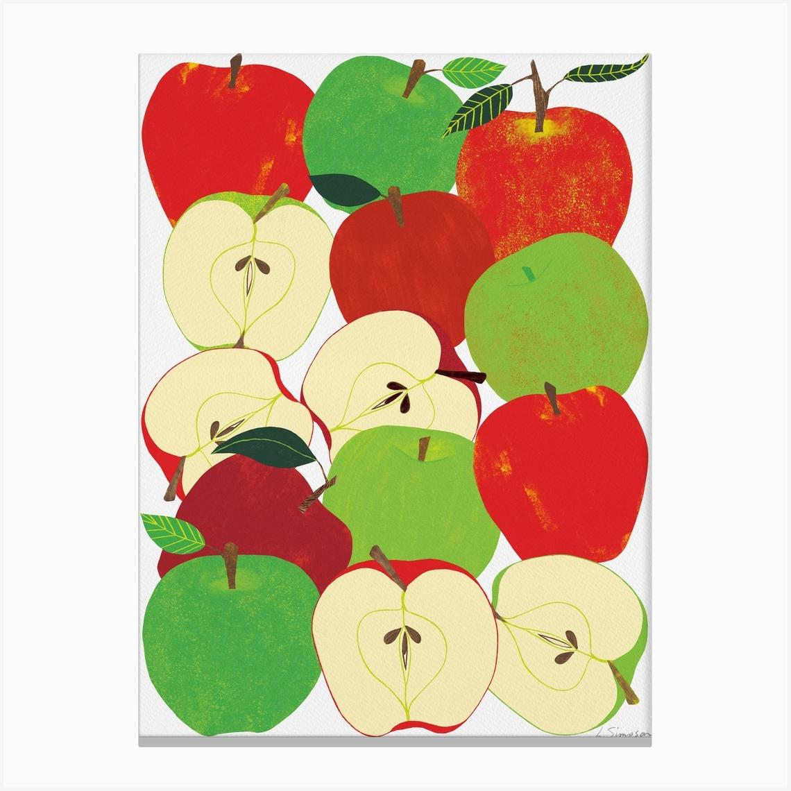 Apple Harvest Canvas Print by Leanne Simpson