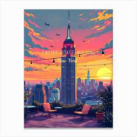 Empire State Building 2 Art Print by Mihir Mojumdar - Fy