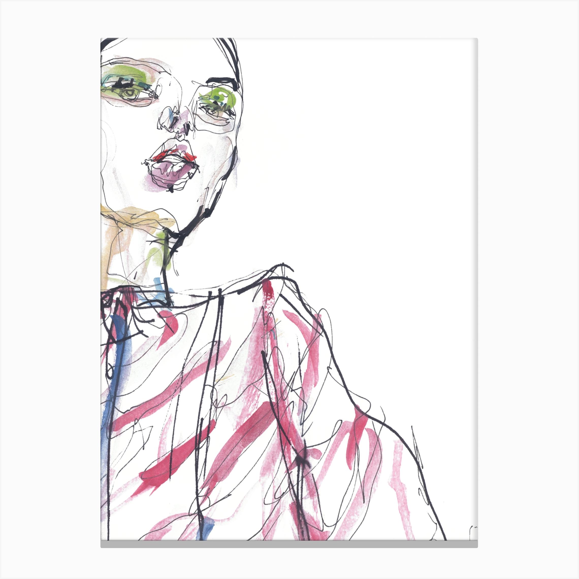 Celine Canvas Print by Giulio Iurissevich