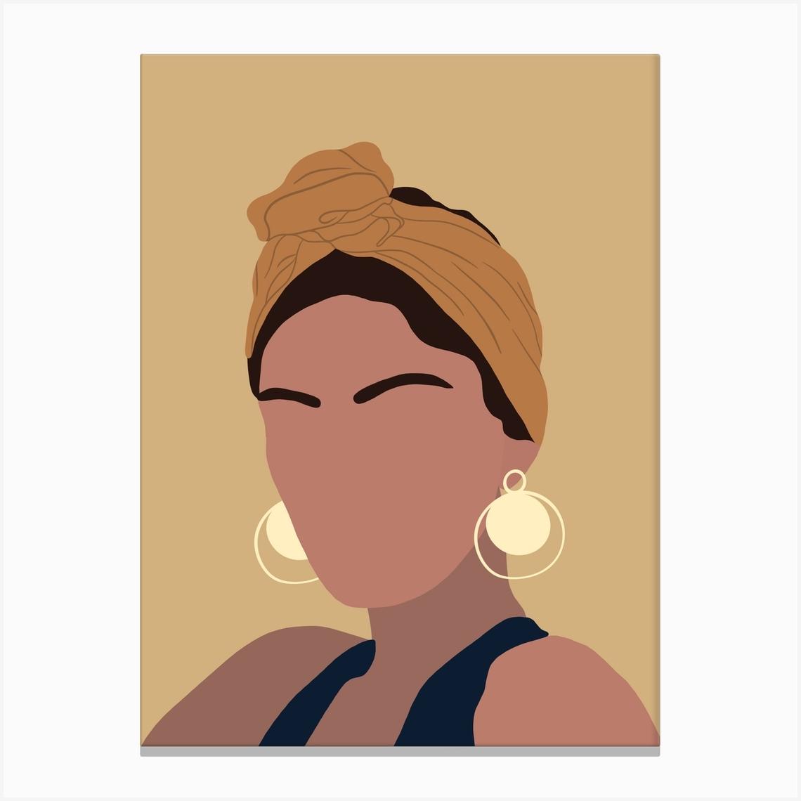 Glam Queen Canvas Print by Julie-Ann Pedida