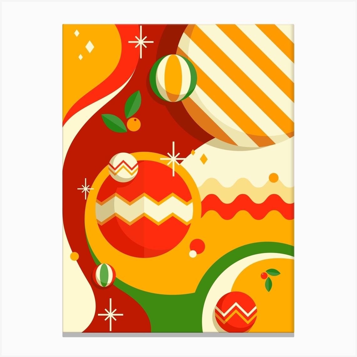 Christmas Decorations Canvas Print by KurArt