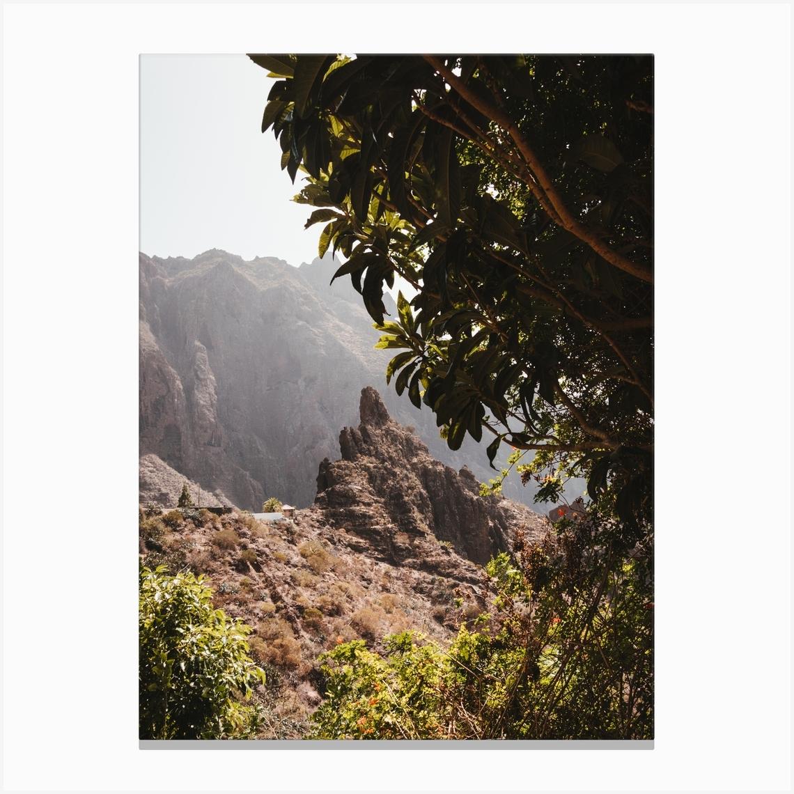 View of Masca Valley, Tenerife, Canary Islands Canvas Print by My Daily Destinations