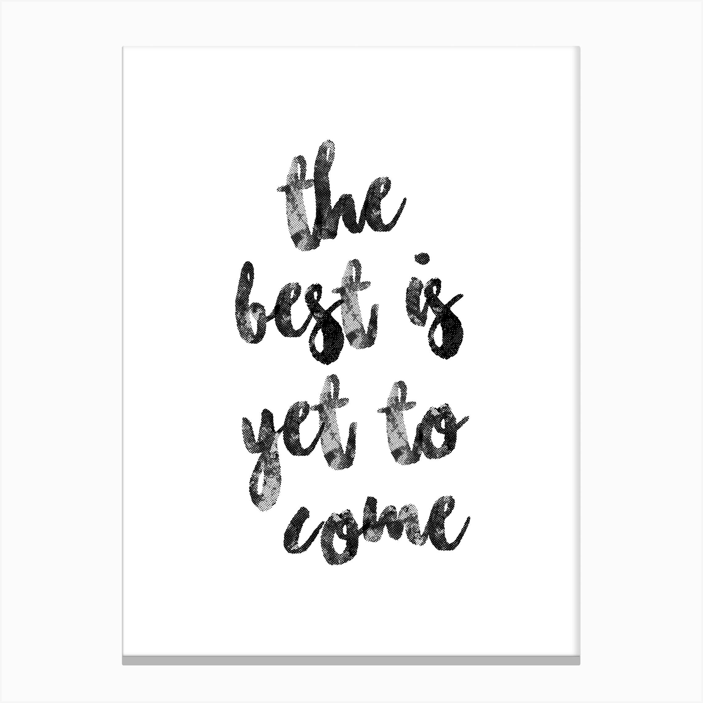Yet To Come Canvas Print by Studio Mottos