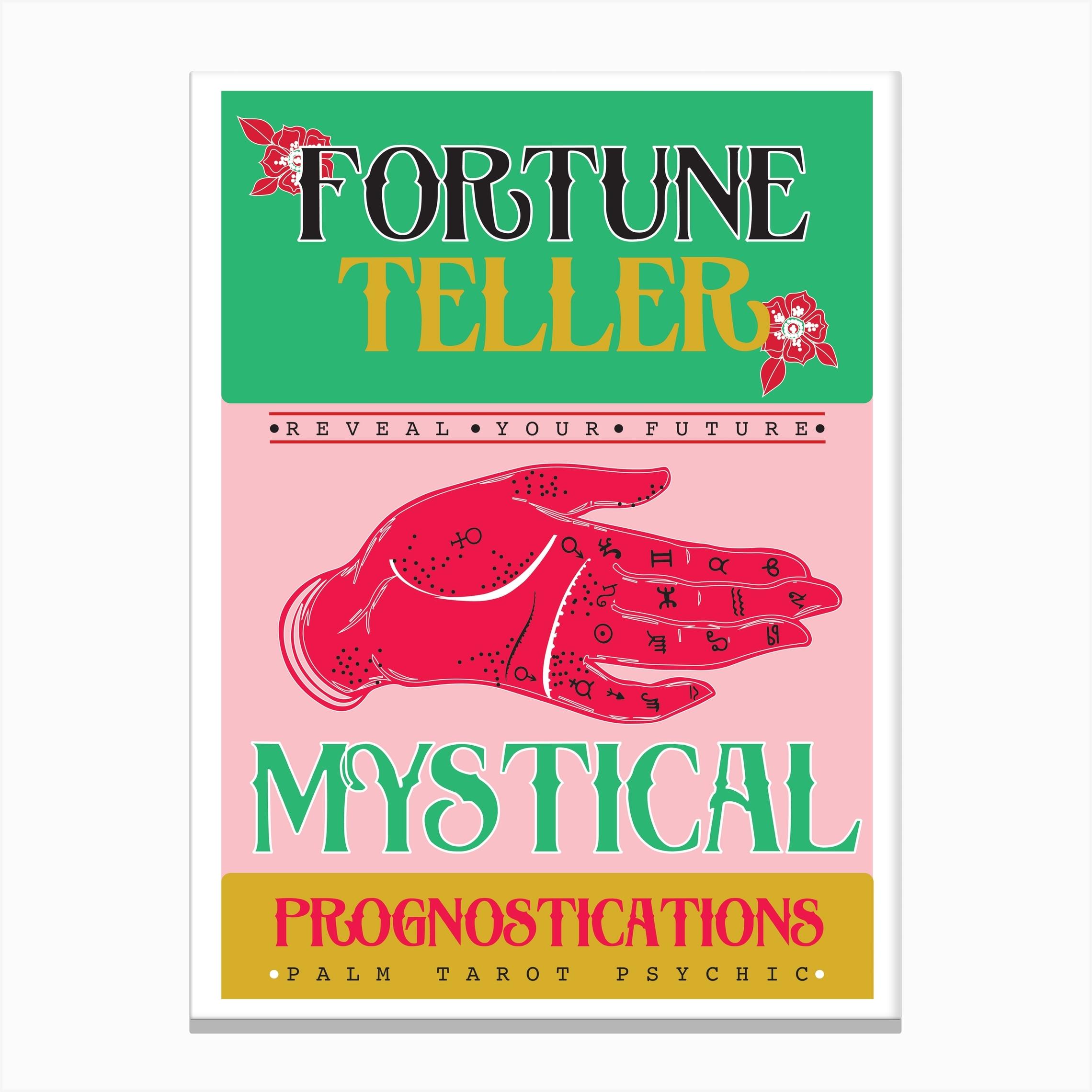 Fortune Teller Canvas Print by Girl Visual