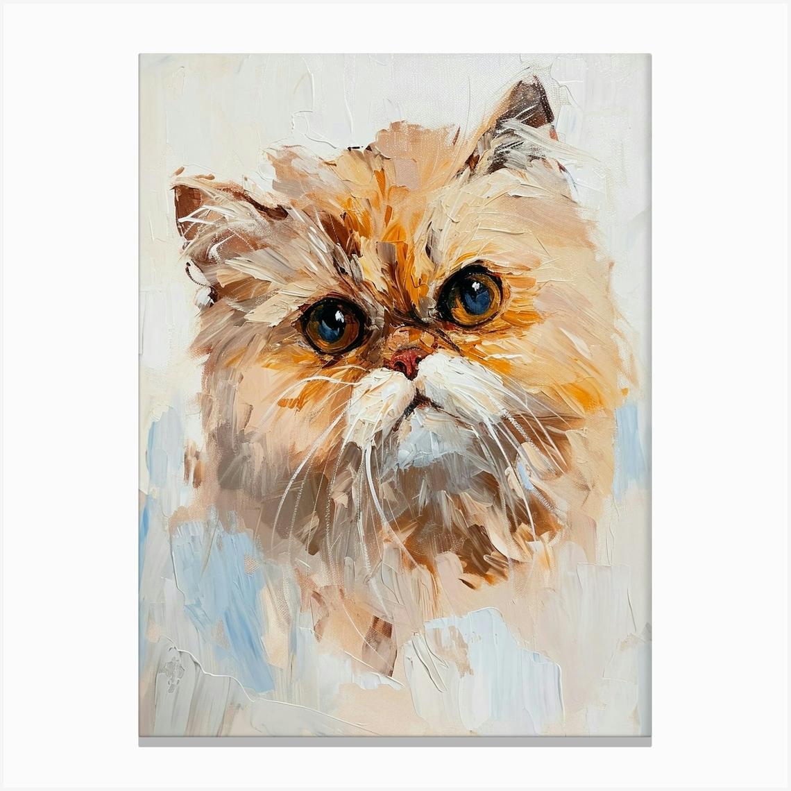 Persian Cat Painting 2 Toile