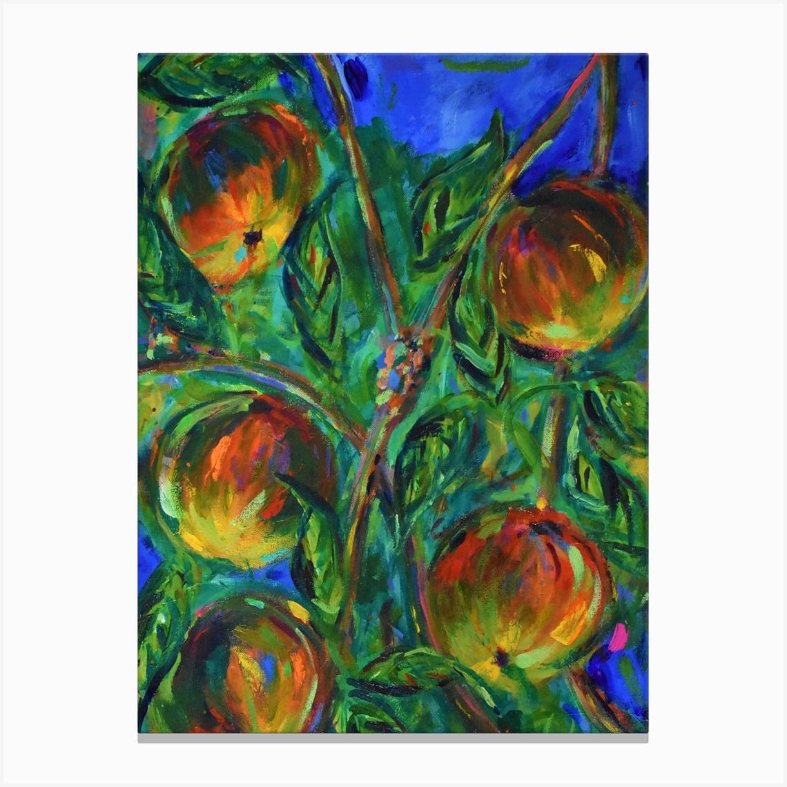 Apple Tree Canvas Print by Dawn Underwood