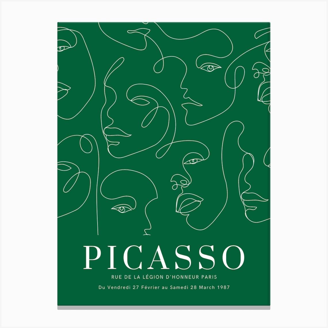 Picasso Canvas Print by Go Poster Store