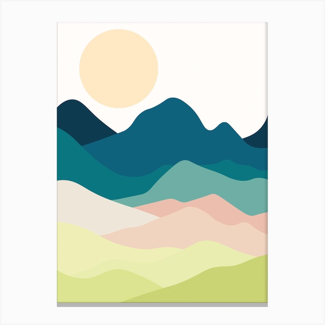 Rainforest Habitat Canvas Print by Saskia Lucy