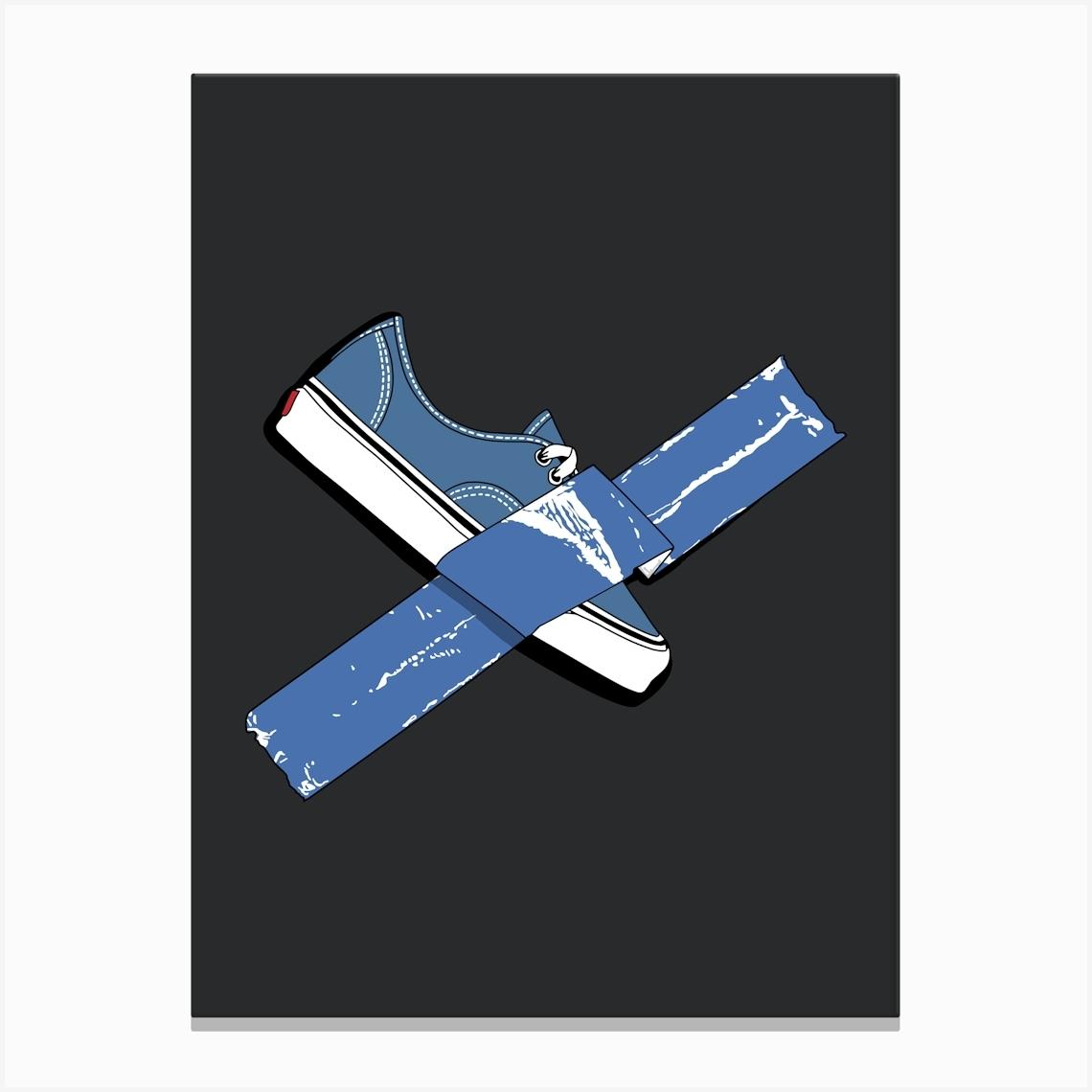 Vans authentic Canvas Print by Setia Kicks