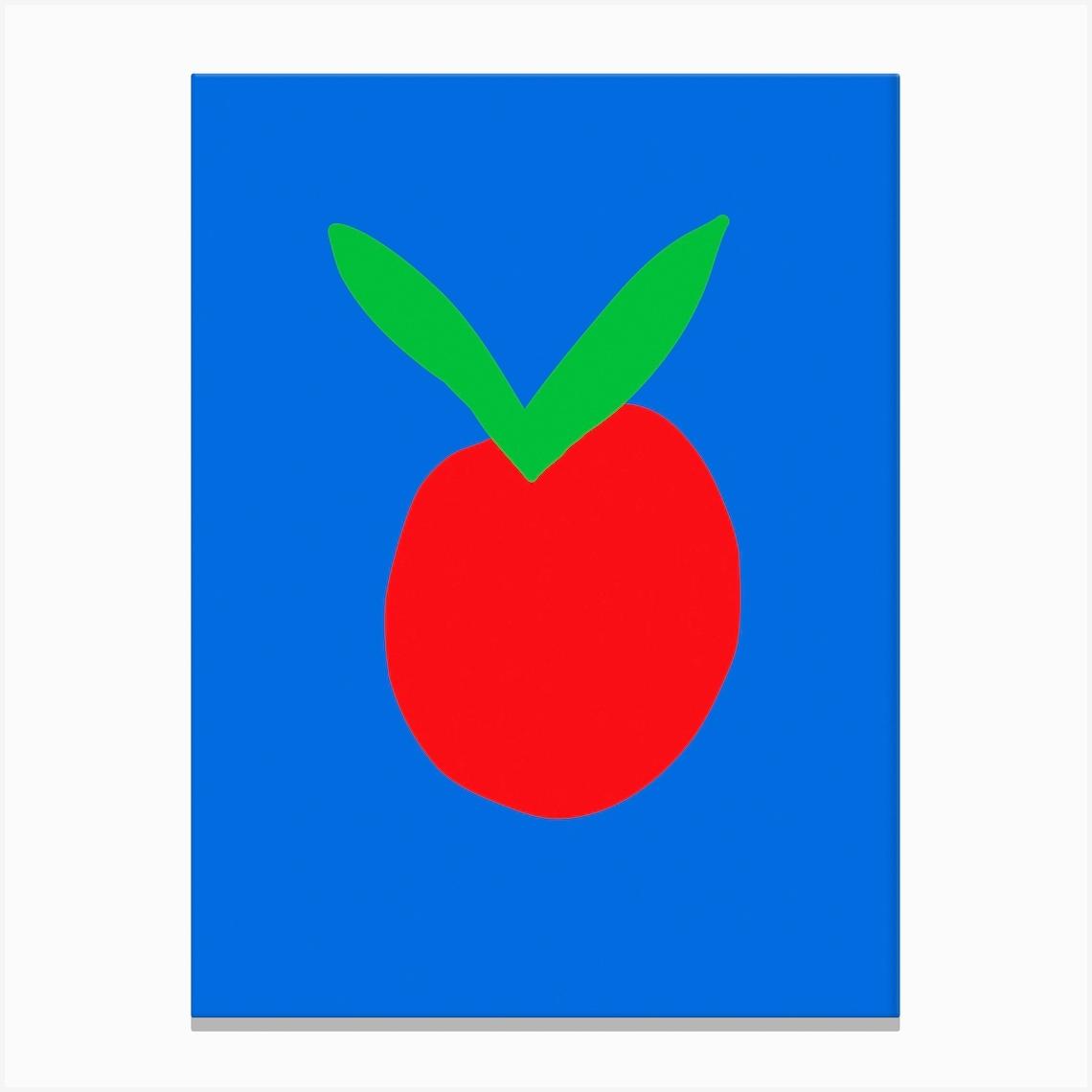 An Apple Canvas Print by Molly Gransden