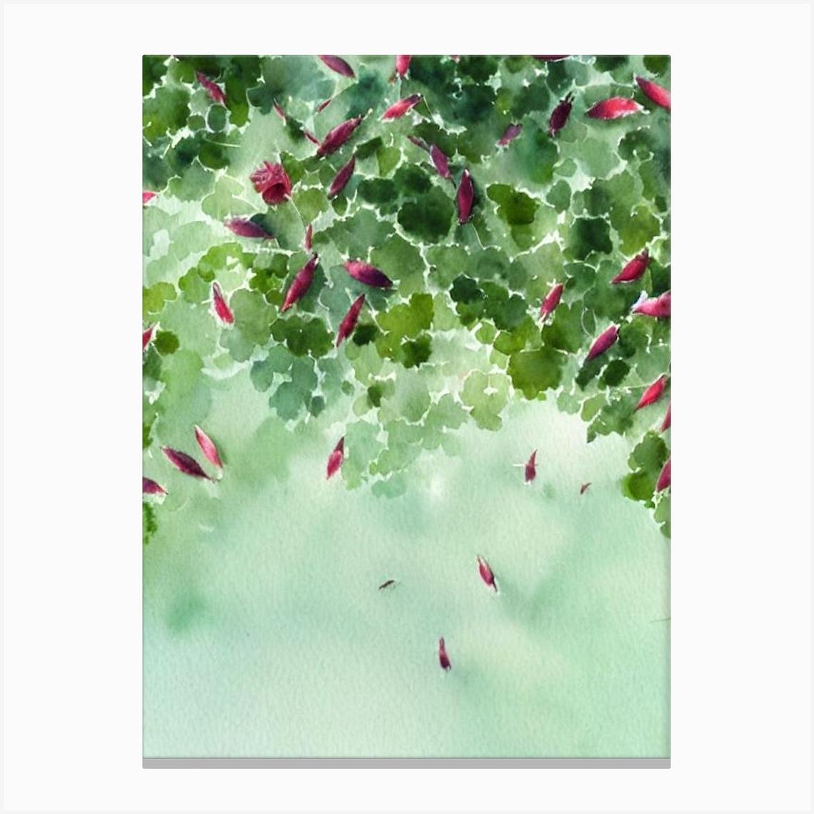 Northern Krill Storybook Watercolour Canvas Print by Sea Life Prints