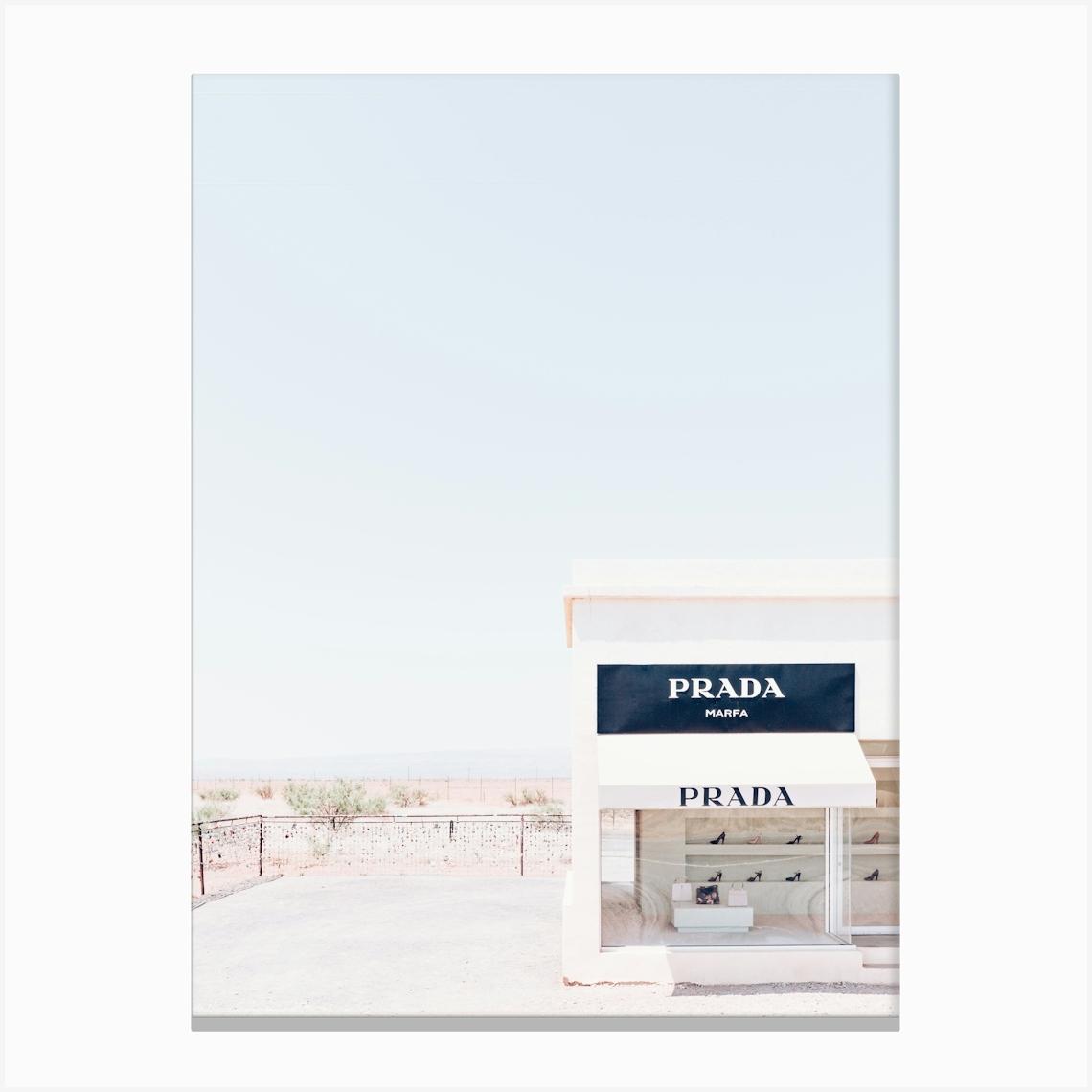 Prada 4x3 Canvas Print by Lindsey Erin