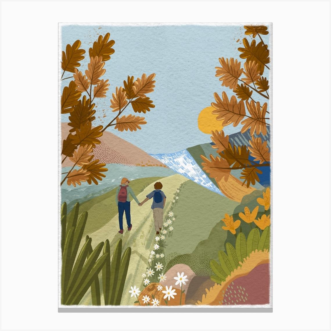 Patagonia Canvas Print by Lourdes Bruzzoni