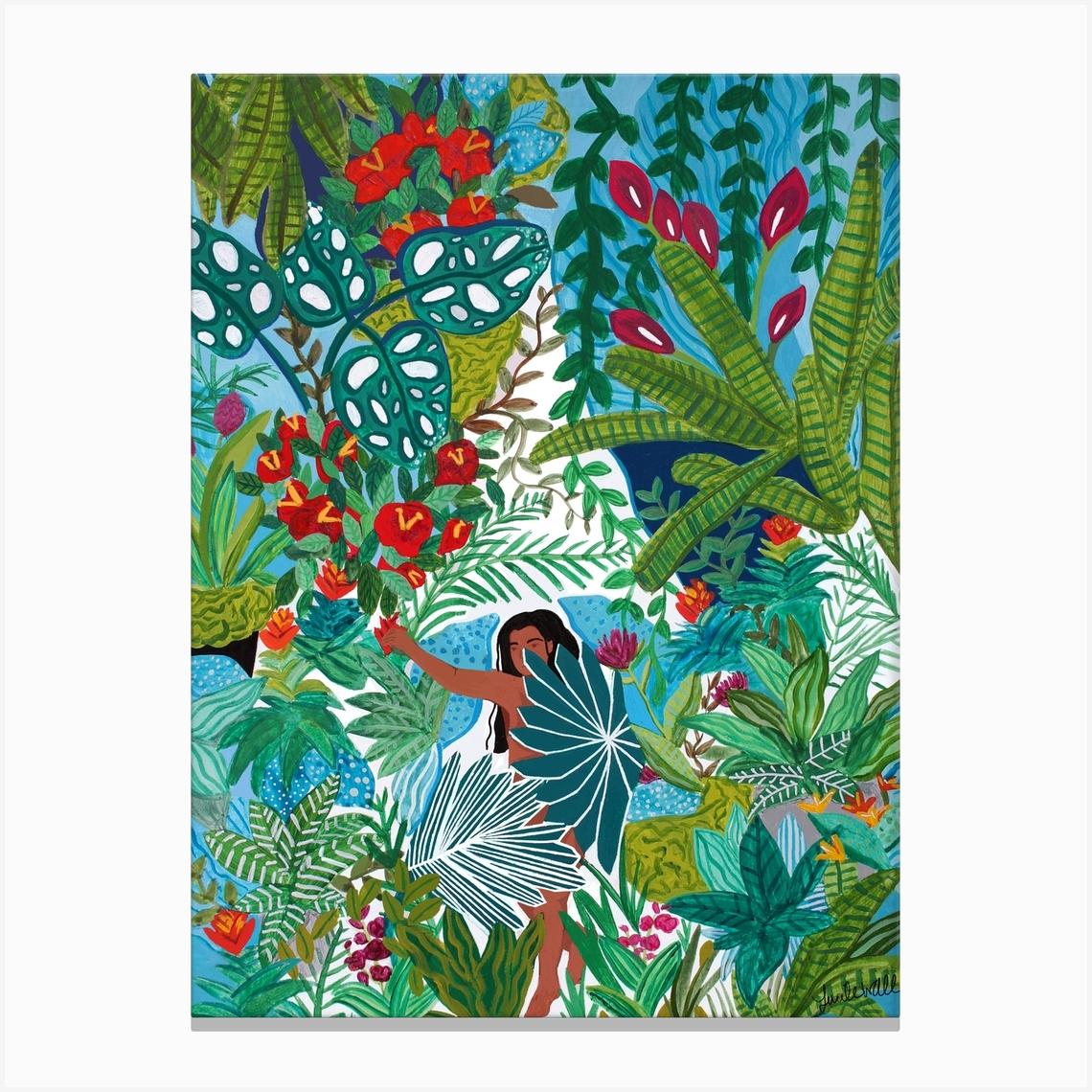 Out Of The Jungle Canvas Print by Lucie Wall Art