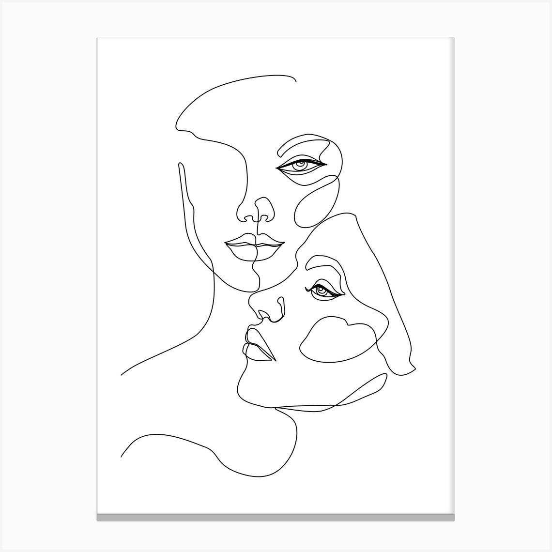 Us B Canvas Print by Doriscici Art