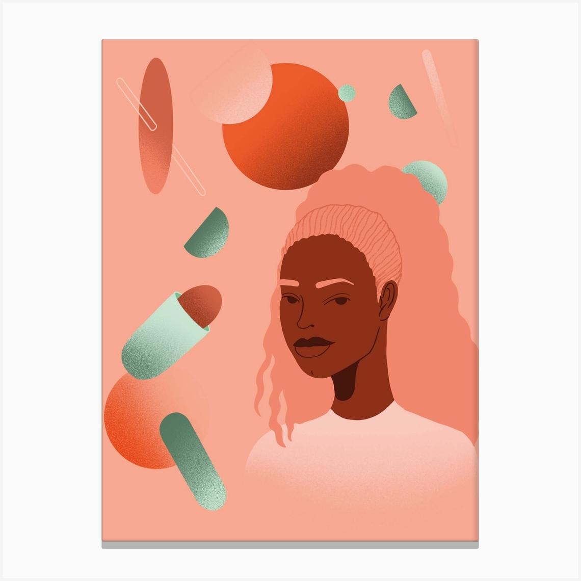 Spacey Canvas Print by Carmen Lew