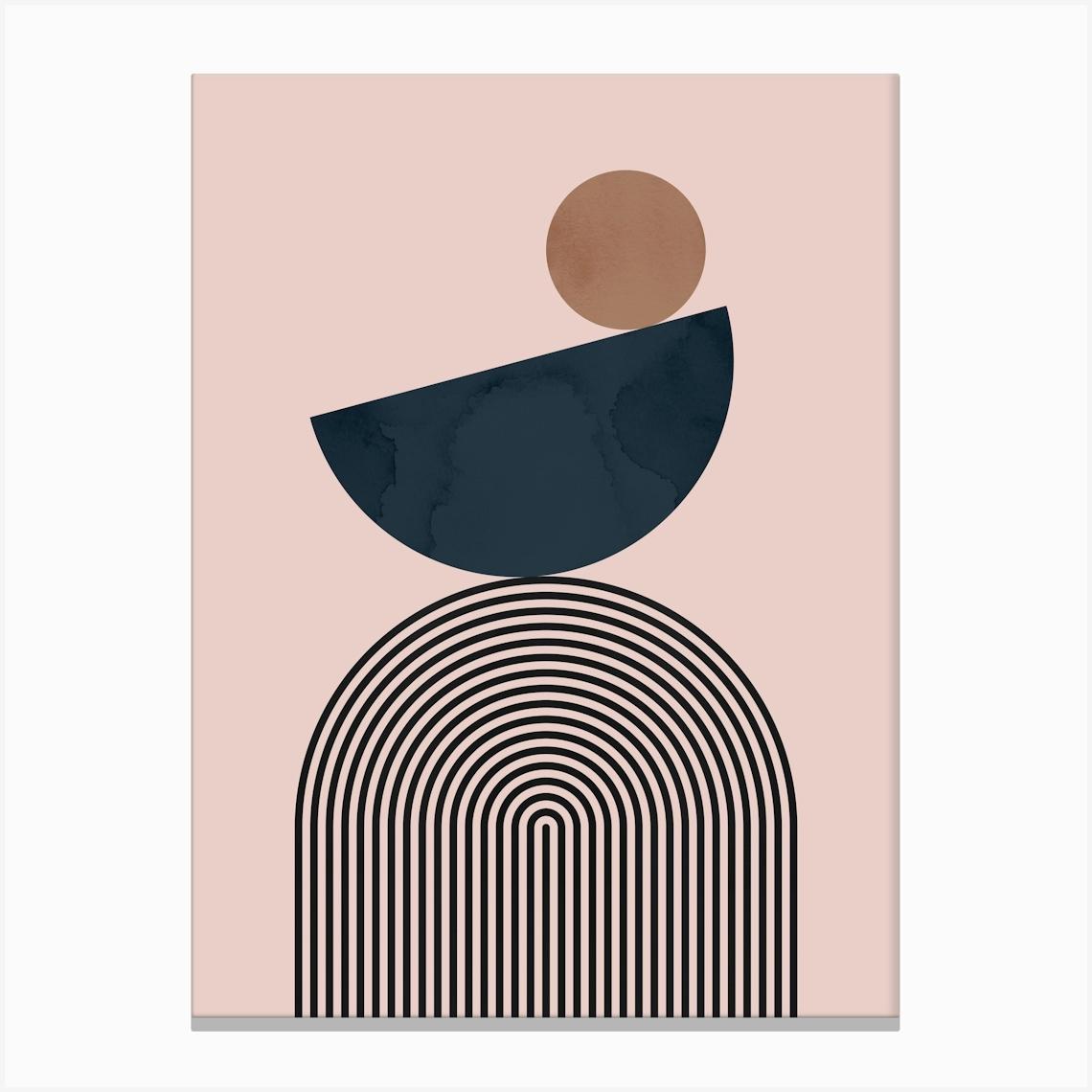 Art of circles in harmony 8 Canvas Print by Vitor Costa