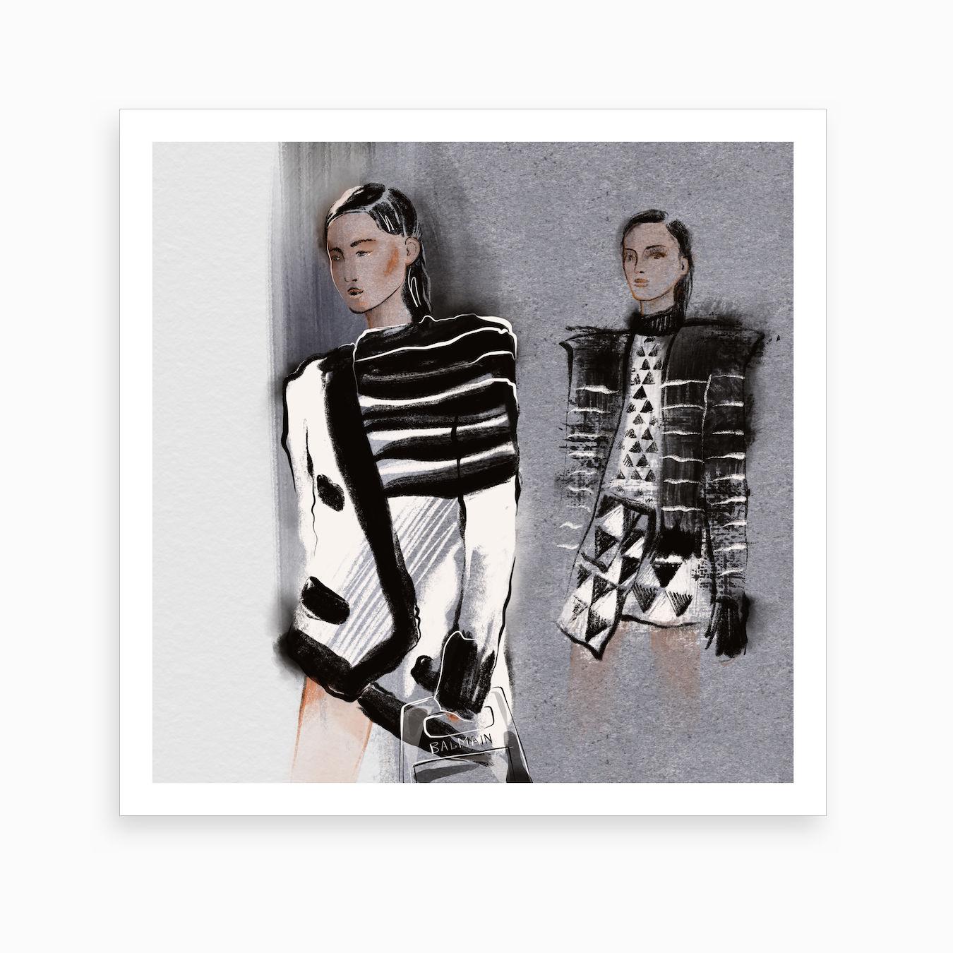 Balmain Art Print by Nastako