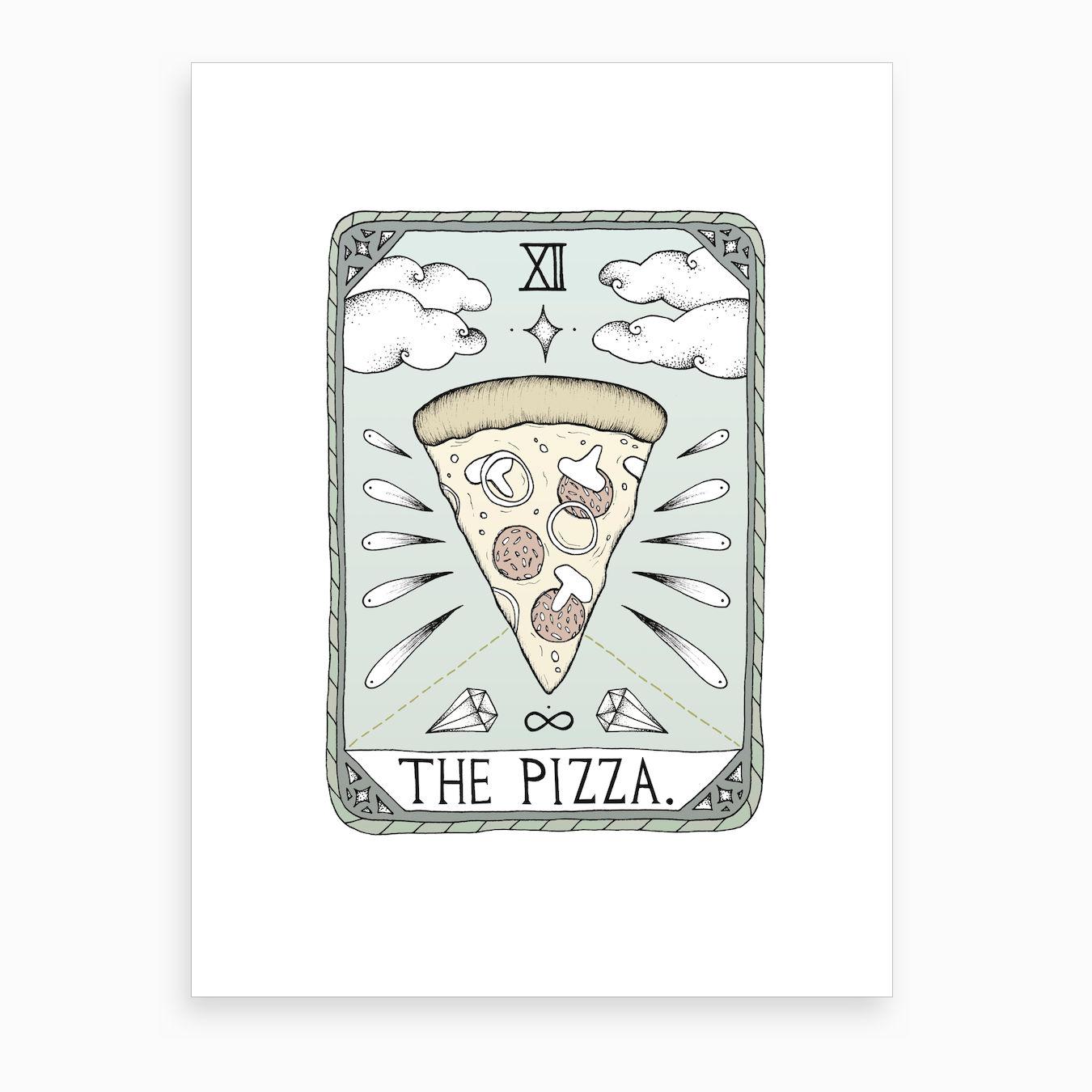 The Pizza Art Print by Barlena