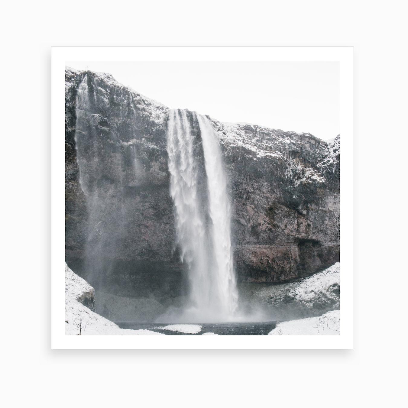 Seljalandsfoss, Iceland Waterfall Art Print by Travel Art Wall Prints