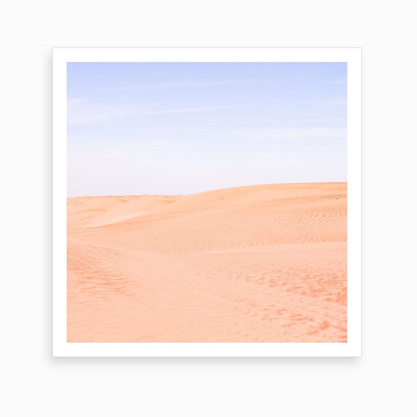 Sandy Desert Landscape Art Print by Travel Art Wall Prints