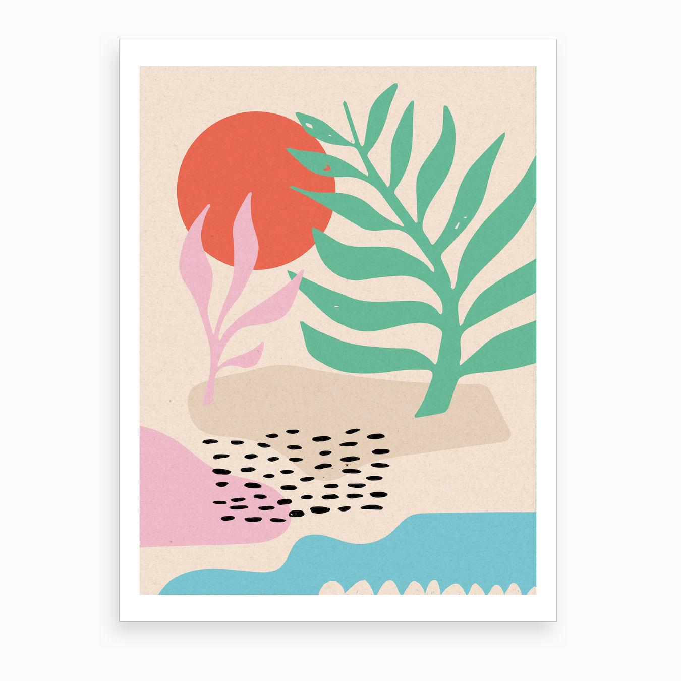 Desert Dancing Art Print by Kim Hubball Studio