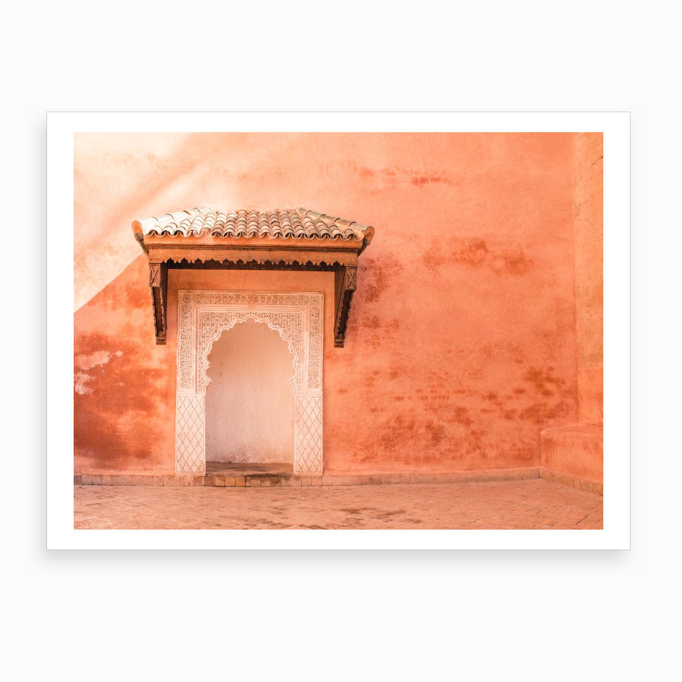 Ancient Moroccan Door And Wall 2 Art Print by Travel Art Wall Prints